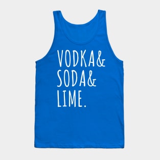 vodka soda lime 2 Tank Top